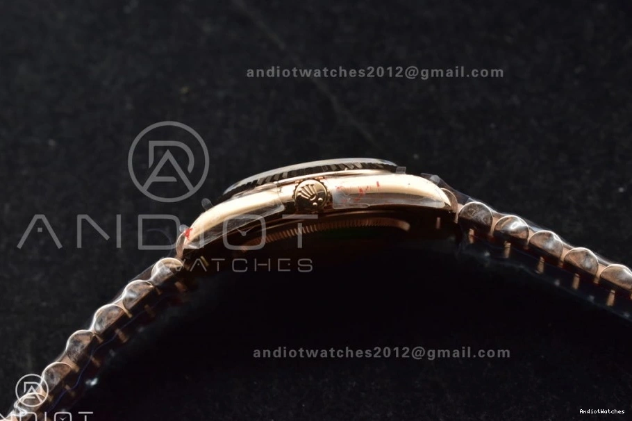 V5 RG Original Diamond (Gain 904L DayDate Grey Weight) on Square President 36 vr3255 Best Bracelet 671 QF with Dial Steel Edition 0422